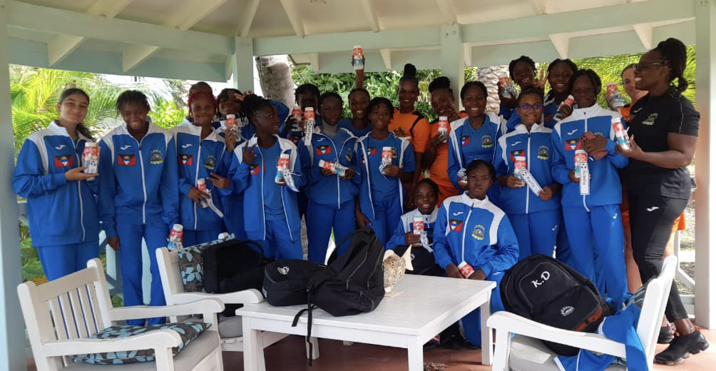 CPS_and_Antigua_Sun_Sponsors_U14_Benna_Girls_in_CFU_Challenge_Series